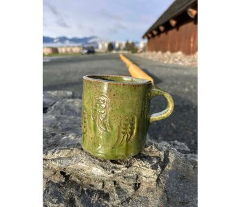 Pottery by Cynthia Robinson - 14 oz Eagle Wing Mug