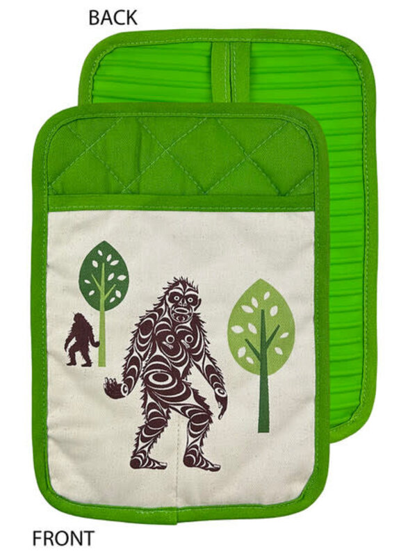 Silicone Potholder - Sasquatch by Francis Horne Sr