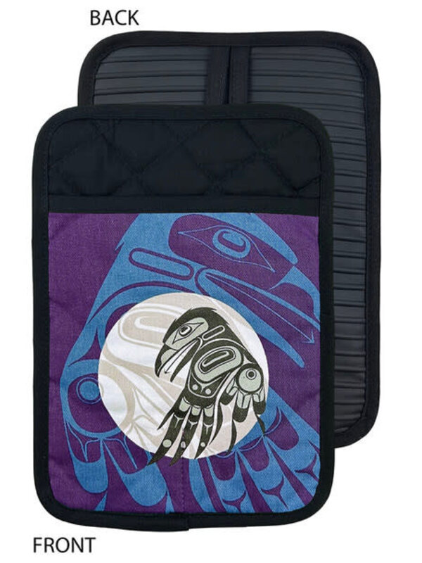 Silicone Potholder - Raven Moon by Allan Weir