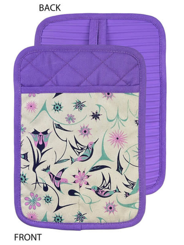 Silicone Potholder - Hummingbirds by Nicole La Rock