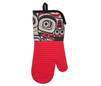 Silicone Oven Mitt - Matriarch Bear by Morgan Asoyuf