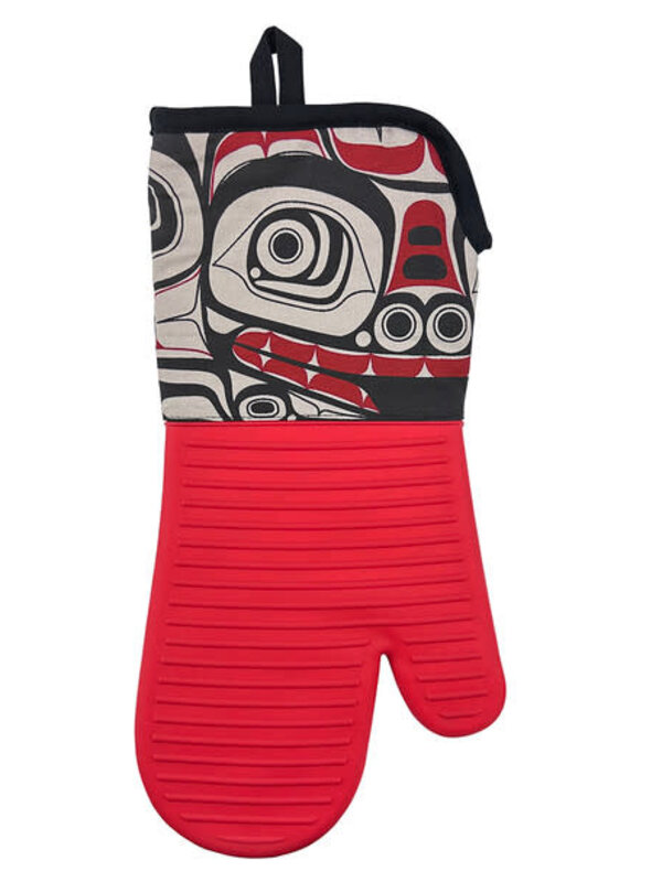 Silicone Oven Mitt - Matriarch Bear by Morgan Asoyuf