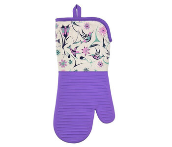 Silicone Oven Mitt - Hummingbirds by Nicole La Rock