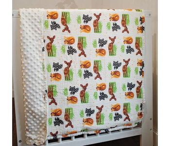 Baby Blanket - Forest Friends by Simone Diamond