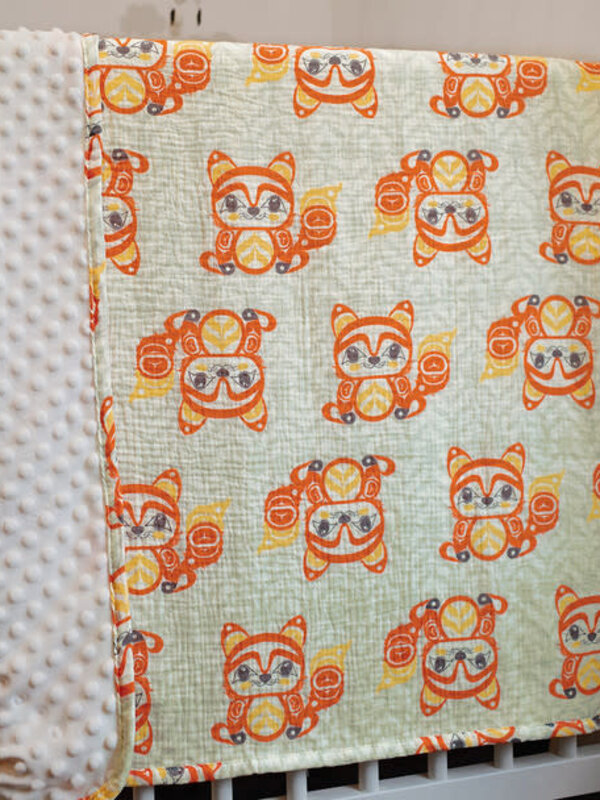 Baby Blanket - Baby Fox by Yasakw (Shelly Samuels)