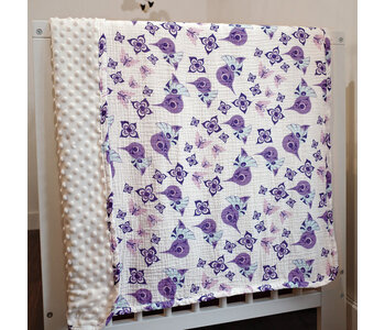 Baby Blanket - Young Hummingbird by Simone Diamond