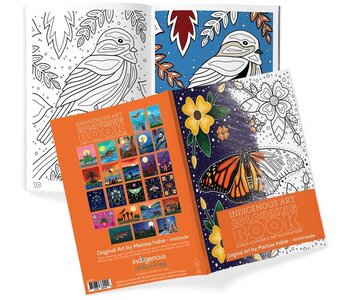 Indigenous Art Colouring Book - by Marissa Indoe