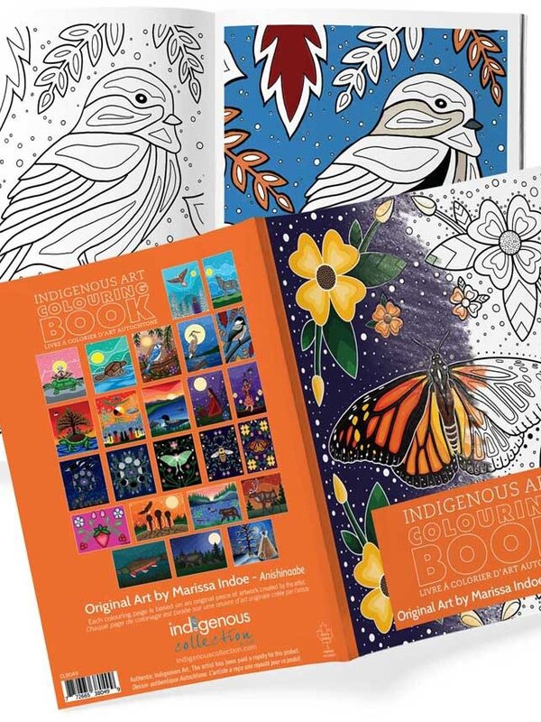 Indigenous Art Colouring Book - by Marissa Indoe