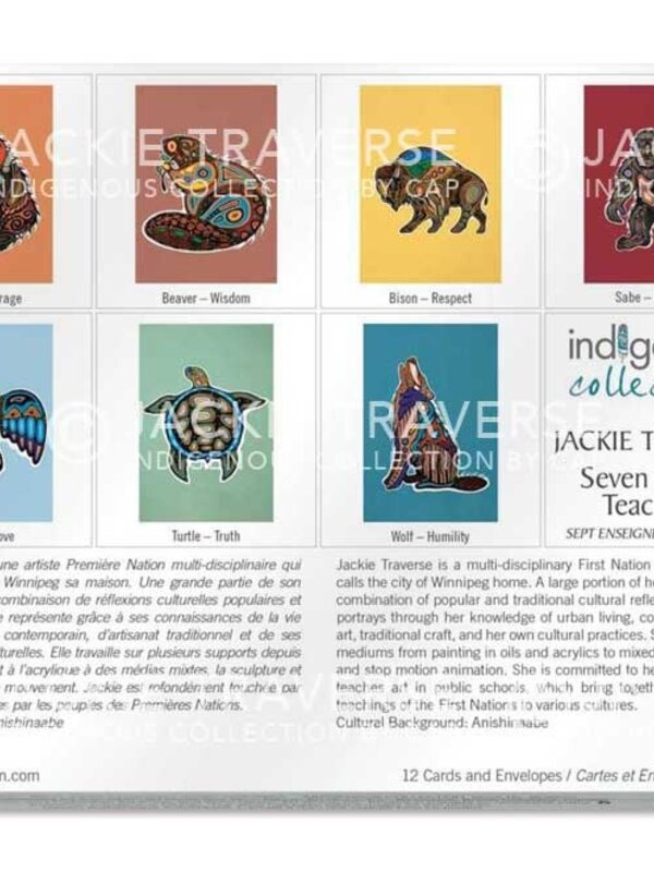 Boxed Art Cards - Seven Sacred Teachings by Jackie Traverse