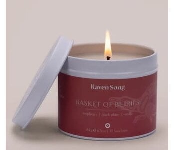 Raven Song Hand Poured Soy Candle -Basket Of Berries by Ravensong Soap