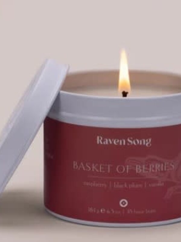 Raven Song Hand Poured Soy Candle -Basket Of Berries by Ravensong Soap
