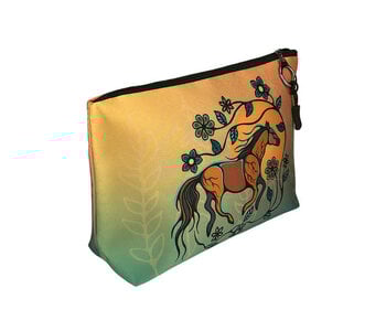Handy Pouch - Horse (Bebezhigooganzhii) by Storm Angeconeb