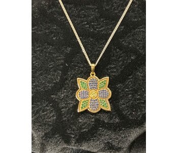 Faceted Sacred Bloom Pendant by Jadeon Rathgeber