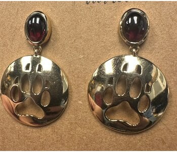 Wolf Paw Cut Out Brass with gold overlay by Jadeon Rathegber