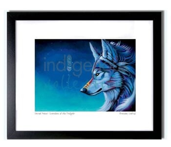 Framed Art Card - Sacred Paint: Guardian of Canada by Brandon Gabriel
