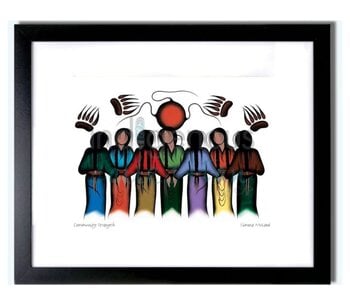 Framed Art Card - Community Strength by S. McLeod