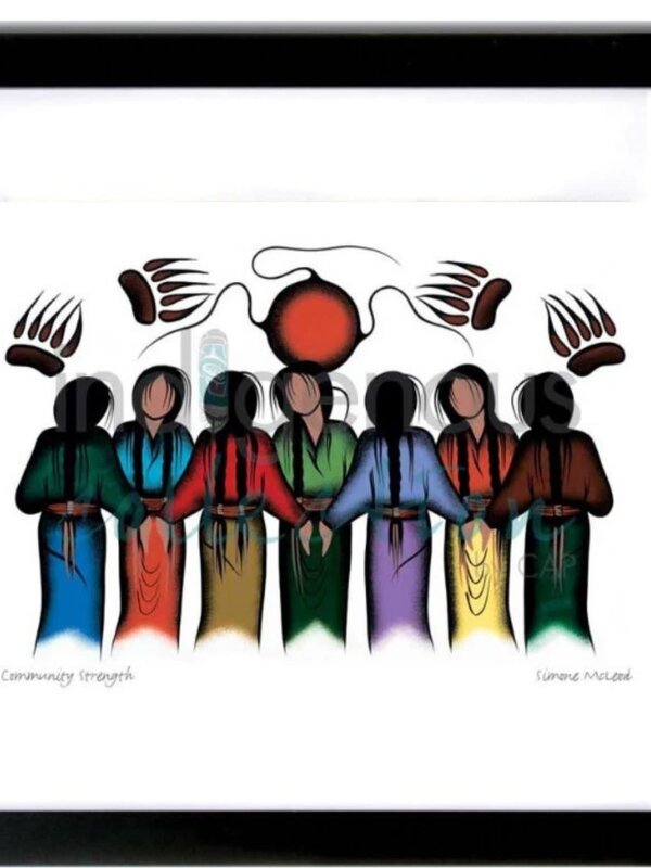 Framed Art Card - Community Strength by S. McLeod