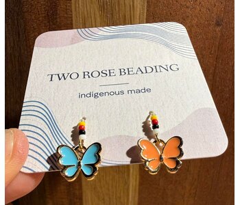 1.5" Beaded Drop Earrings by Jenn Carman