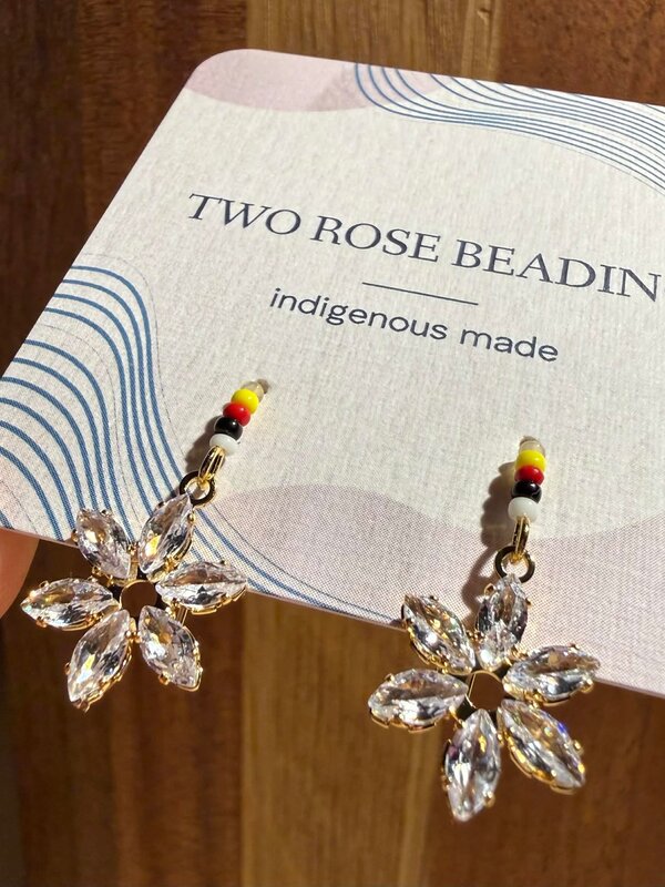 1.5" Beaded Drop Earrings by Jenn Carman