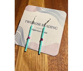 1.5" Beaded Drop Earrings by Jenn Carman