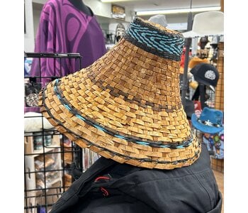 Hand Woven Traditional Cedar Hat by Lee Prevost