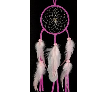 4" Beaded Pastel Pink Dream Catcher