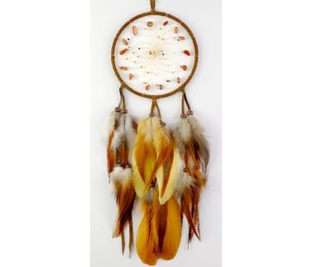 5" Brown Ombre Beaded Dream Catcher