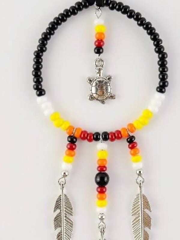 2.25" Black Beaded Turtle Ornament