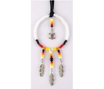 2.25" Black Beaded Turtle Ornament