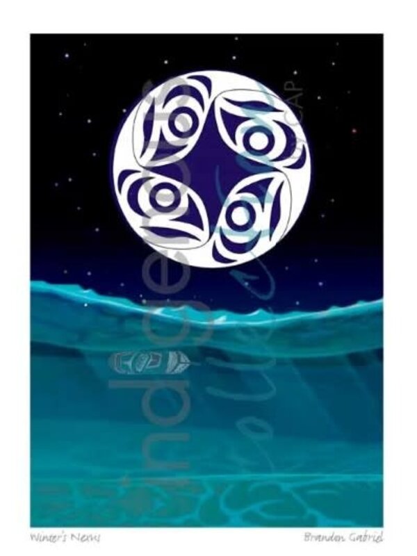 Art Cards 6" x 9" Winter's Nexus by Brandon Gabriel