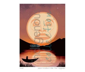 Art Cards 6" x 9"  Sunset by Jessica McCallum Miller