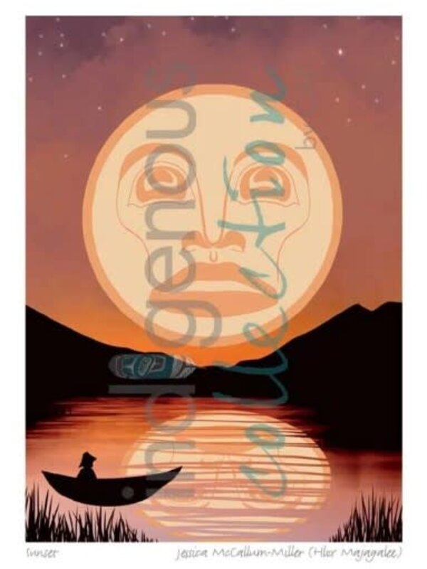 Art Cards 6" x 9"  Sunset by Jessica McCallum Miller