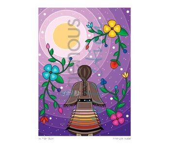 6"x9"Art Card In Her Skirt by Marissa Indoe