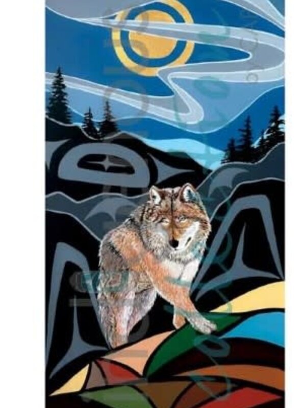 6"x9"Art Card Foggy Mountain by Shelley Davies