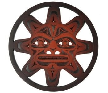 Sun Mask Mini Trivet (4 in) Mark Garfield