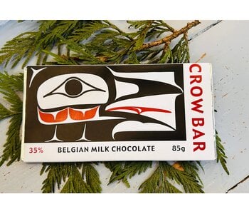 Crow Bar Milk Chocolate 85g by Salish Sea Chocolate Company