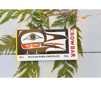 Crow Bar 56% Dark Chocolate 85g by Salish Sea Chocolate Company