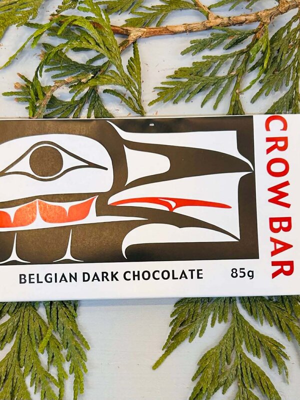Crow Bar 56% Dark Chocolate 85g by Salish Sea Chocolate Company