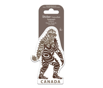 Sticker - Sasquatch (Canada) by Francis Horne Sr