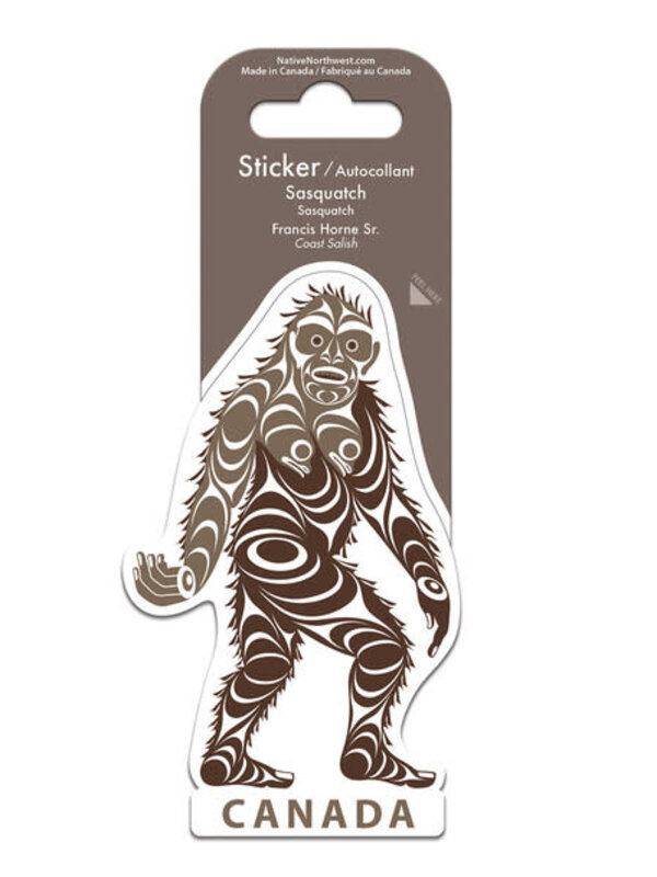 Sticker - Sasquatch (Canada) by Francis Horne Sr