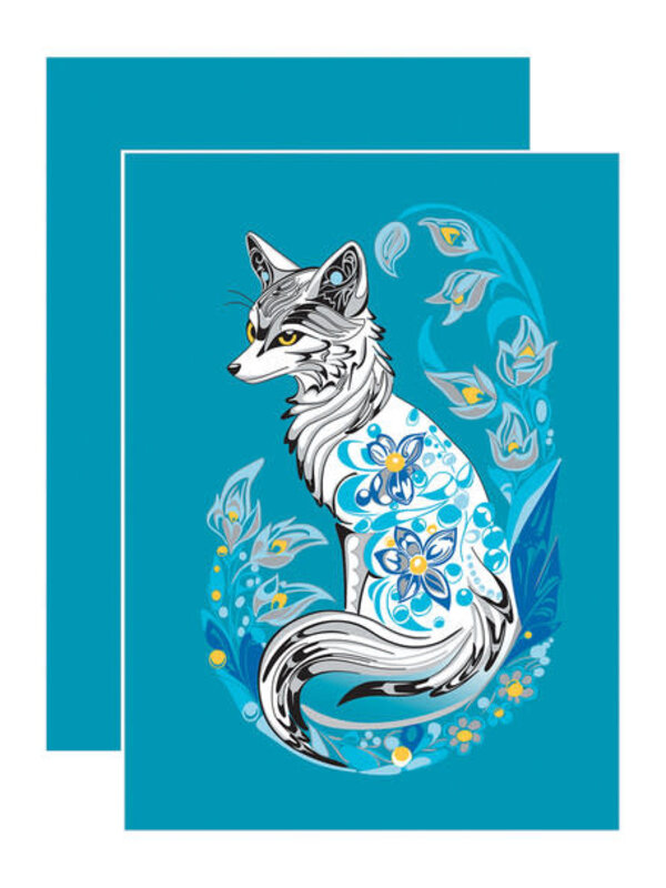 Notebook  4" x 5.75" - Foxy by Deanna Samuel