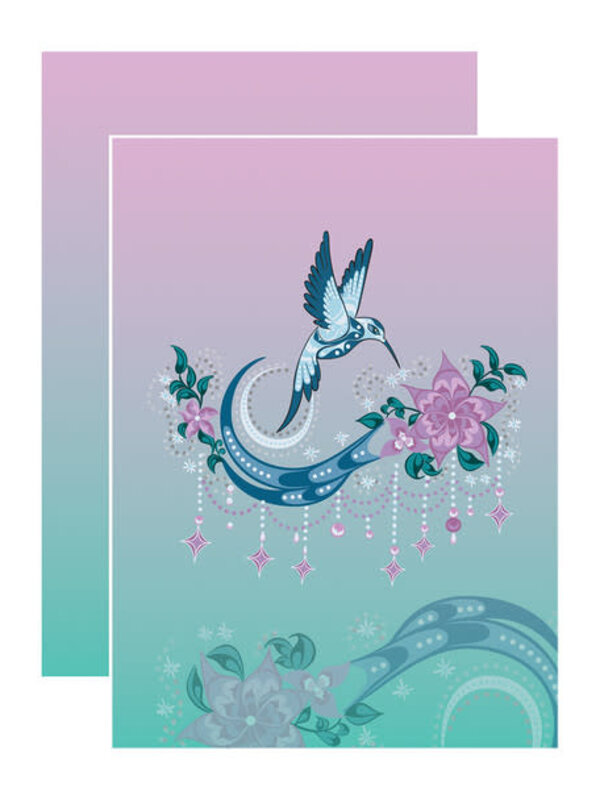 Notebook 4" x 5.75" Hummingbird by Deanna Samuel