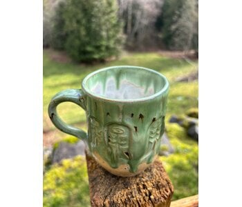 Pottery by Cynthia Robinson -14 oz Eagle Wing Mug