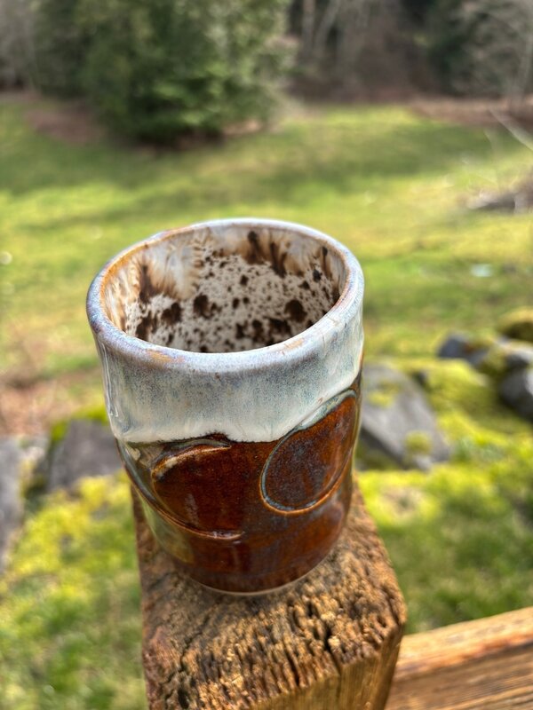 Pottery by Cynthia Robinson -14 oz eagle eye Mug