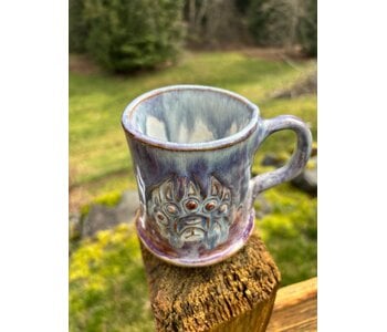 Pottery by Cynthia Robinson -14 oz Bear Paw Mug