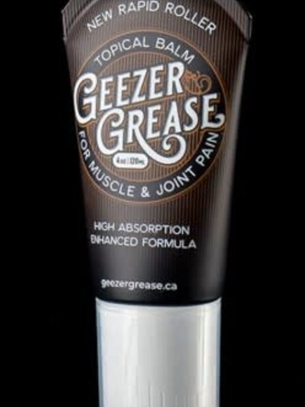 Geezer Grease Hands Free Roller with Massage Head