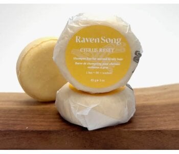 Citrus Reset Shampoo Bar | 85g Normal to Oily Hair by Raven Song Soap