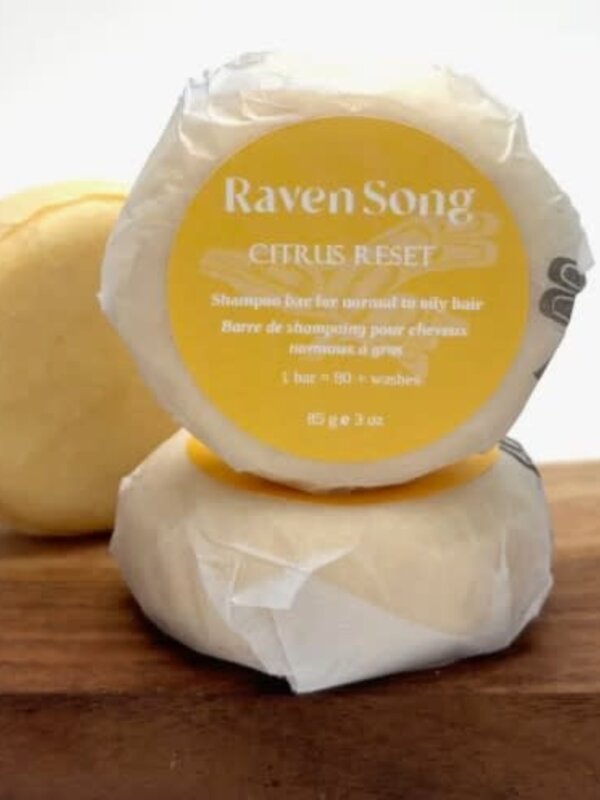Citrus Reset Shampoo Bar | 85g Normal to Oily Hair by Raven Song Soap
