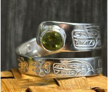 Wrap Ring Size 7  - The Sea Wolf Family by Jadeon Rathgeber