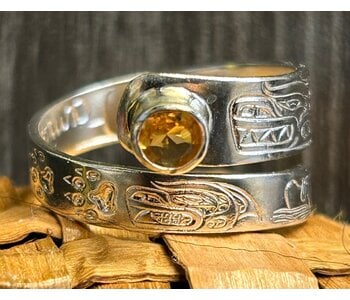 Wrap Ring Size 8  - The Sea Wolf Family by Jadeon Rathgeber